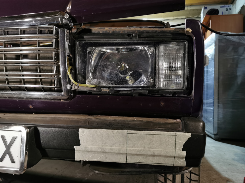 Туманки Ford F-150 в бампер ВАЗ-2107 — Lada 2107, 1,5 л, 1997 года ...