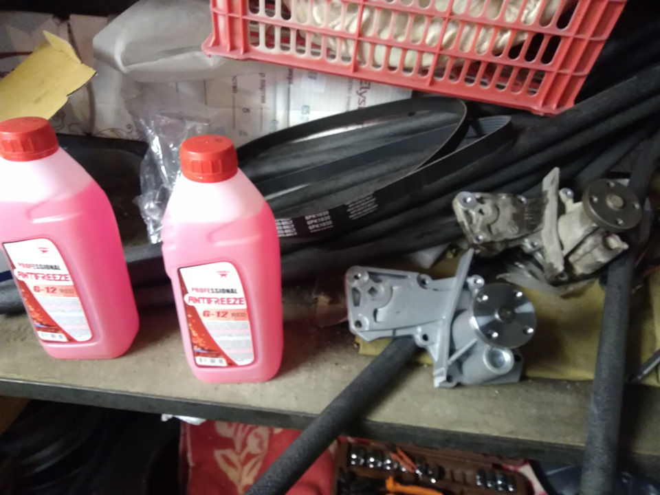 Помпа, ремень, антифриз. — DRIVE2