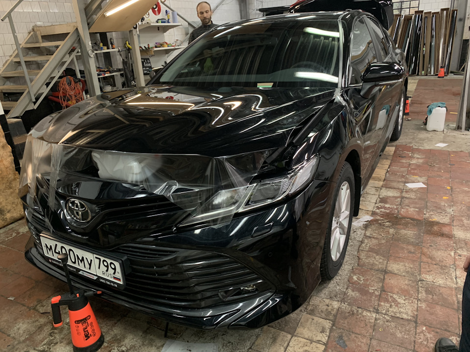 Процесс натяжения — Toyota Camry (XV70)