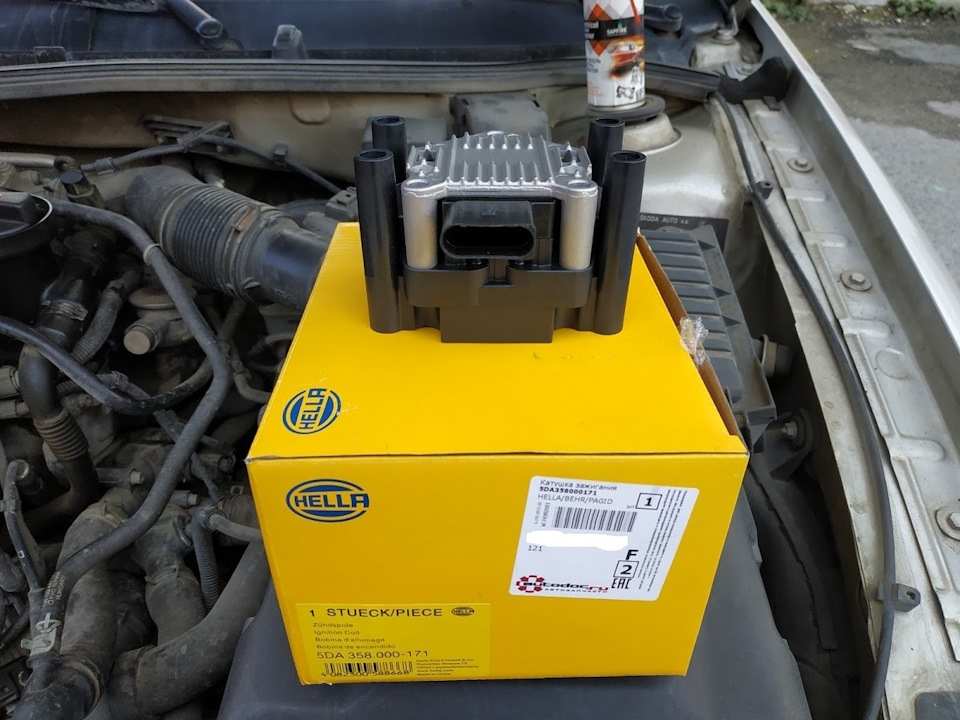 Замена вв проводов и катушки зажигания — Skoda Octavia A4 Mk1, 1,6 л ...