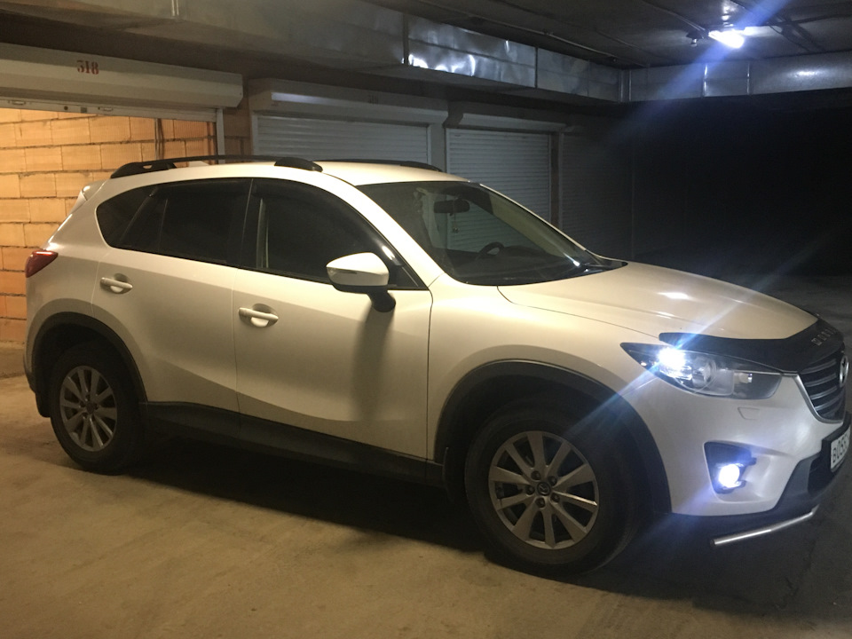 Рейлинги — Mazda CX-5 (1G), 2 л, 2016 года | аксессуары | DRIVE2