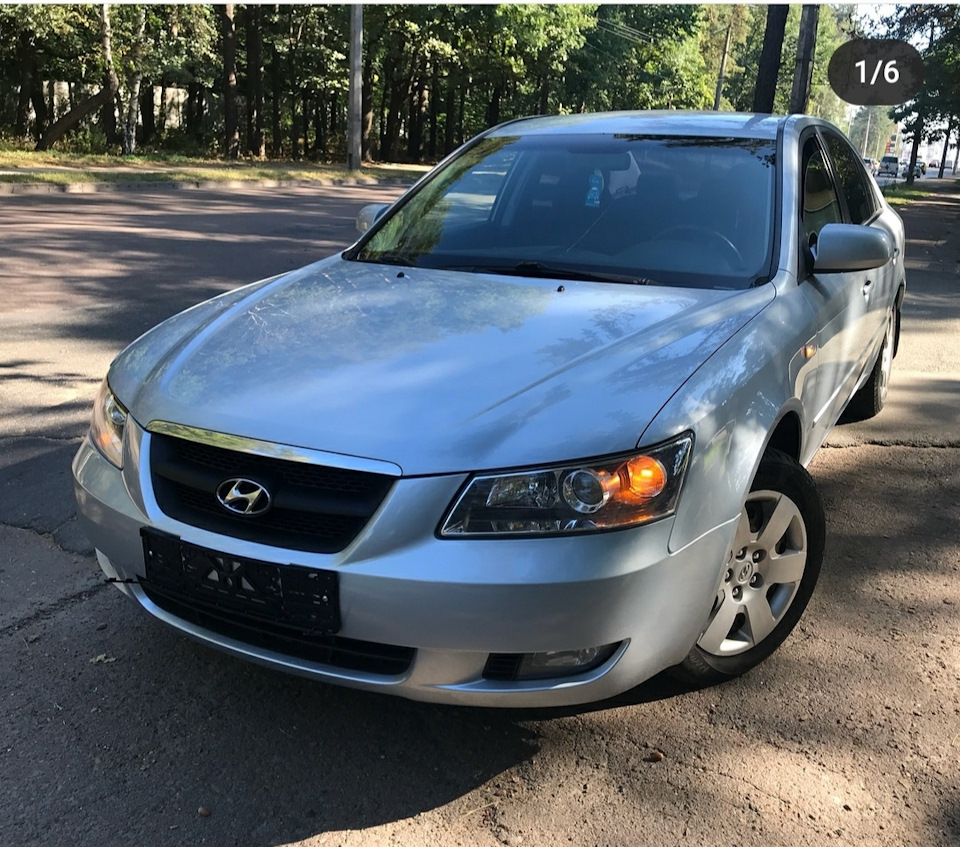 Габариты в поворотниках — Hyundai Sonata V (NF), 2,4 л, 2007 года ...