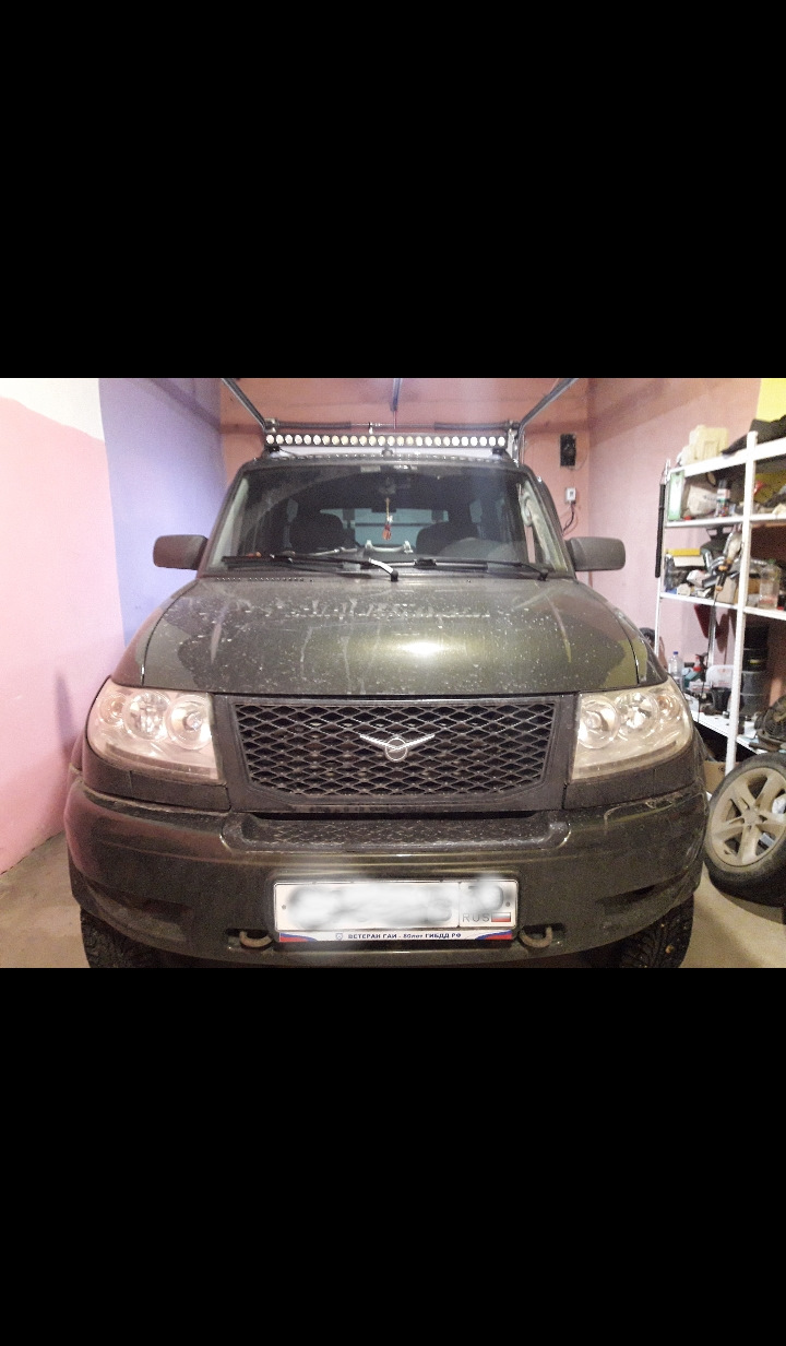 Светодиодная балка — УАЗ Patriot, 2,7 л, 2014 года | электроника | DRIVE2