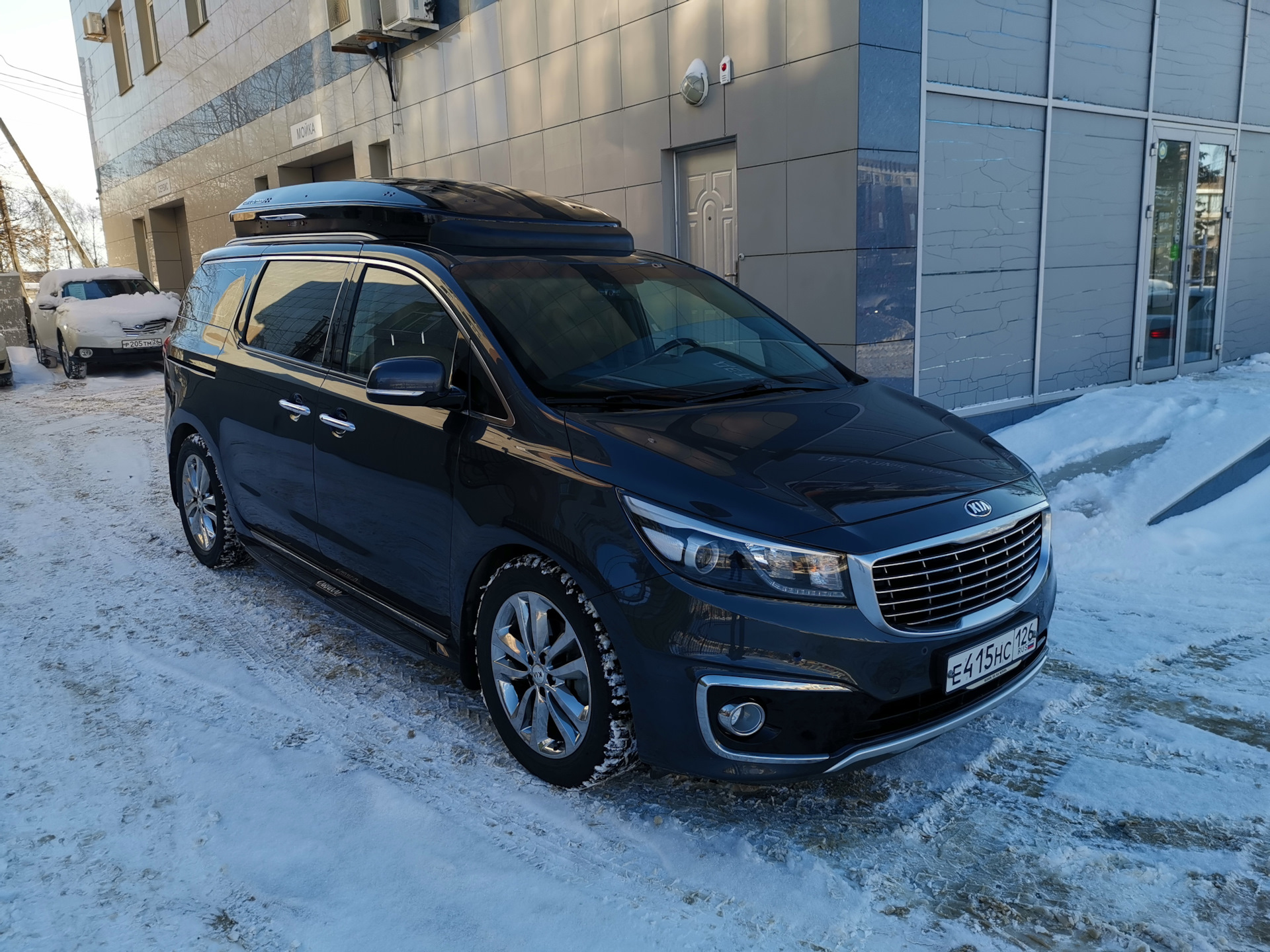 Лучший автобокс для Kia Carnival III — KIA Carnival (3G), 2,2 л, 2016 года  | аксессуары | DRIVE2