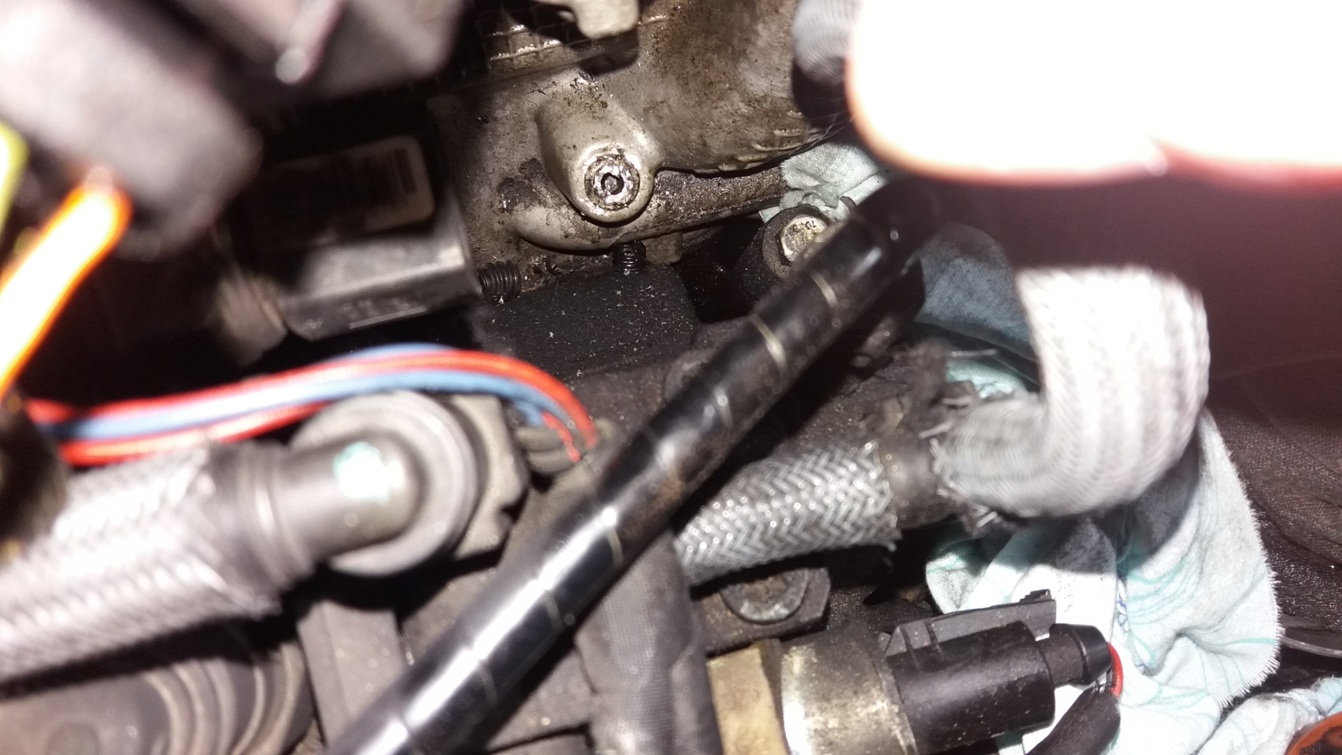 Замена свечей накала и дальнейшие последствия. — Peugeot 607, 2,7 л ...