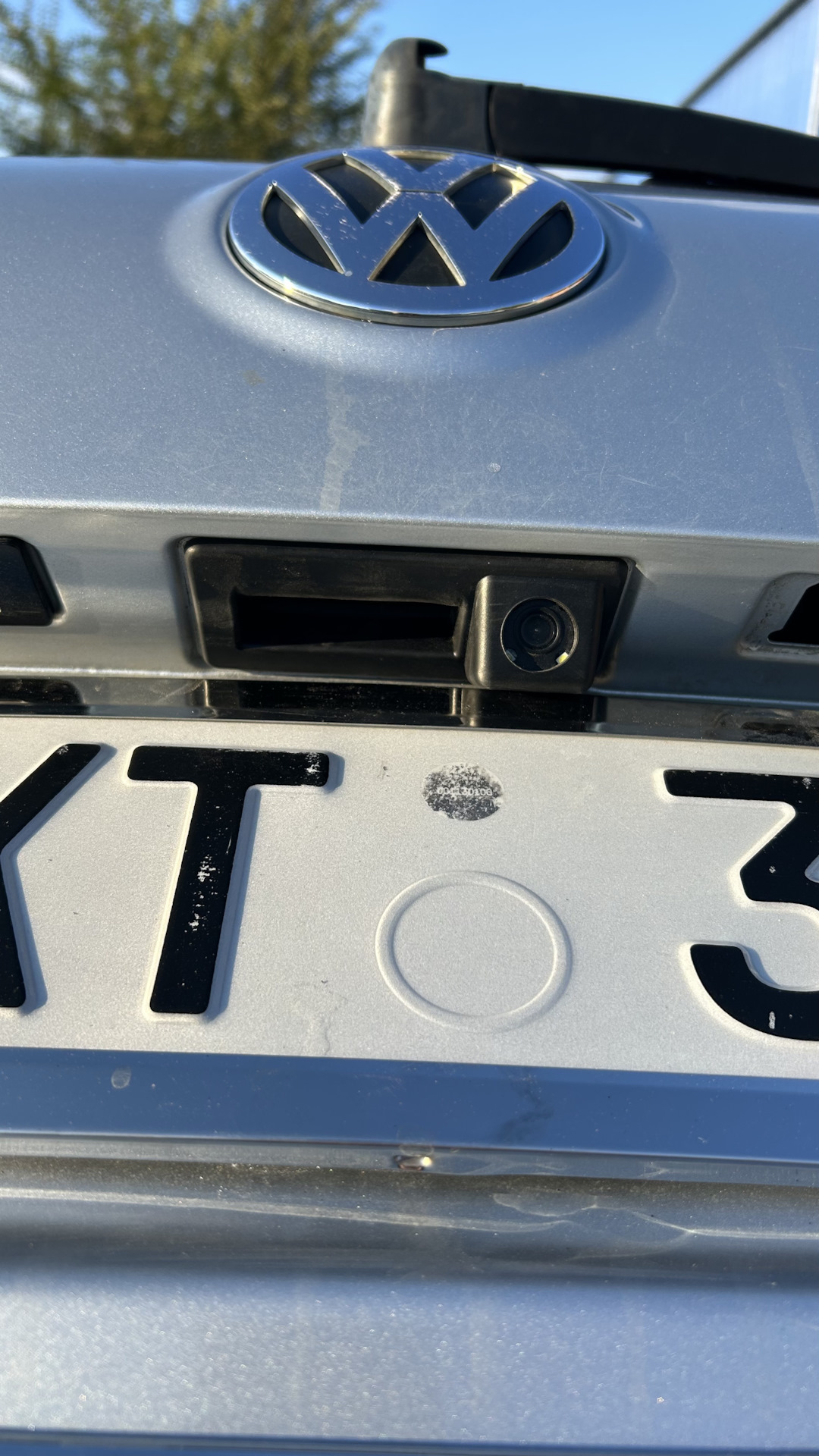 Камера заднего вида — Volkswagen Passat B6, 2 л, 2007 года | аксессуары ...