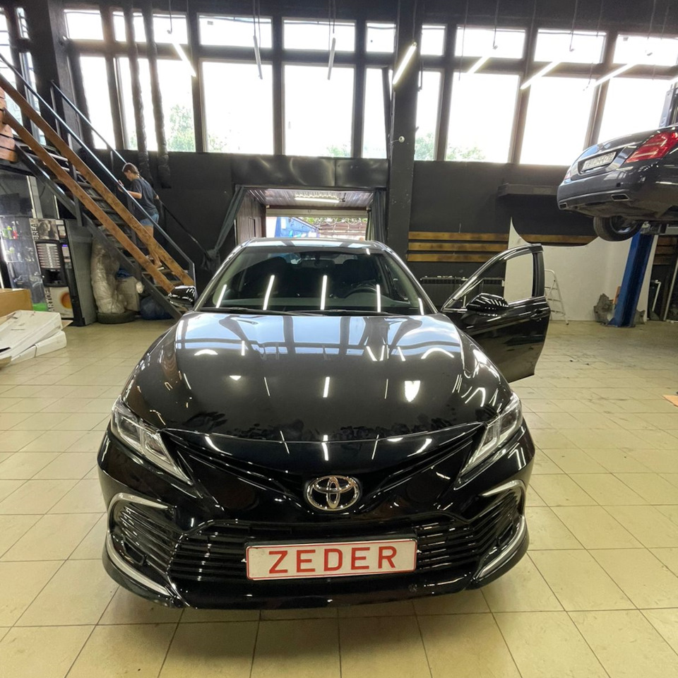 Установка механической защиты ZEDER на новую Toyota Camry VIII (XV70)  Рестайлинг — ZEDER Rus на DRIVE2