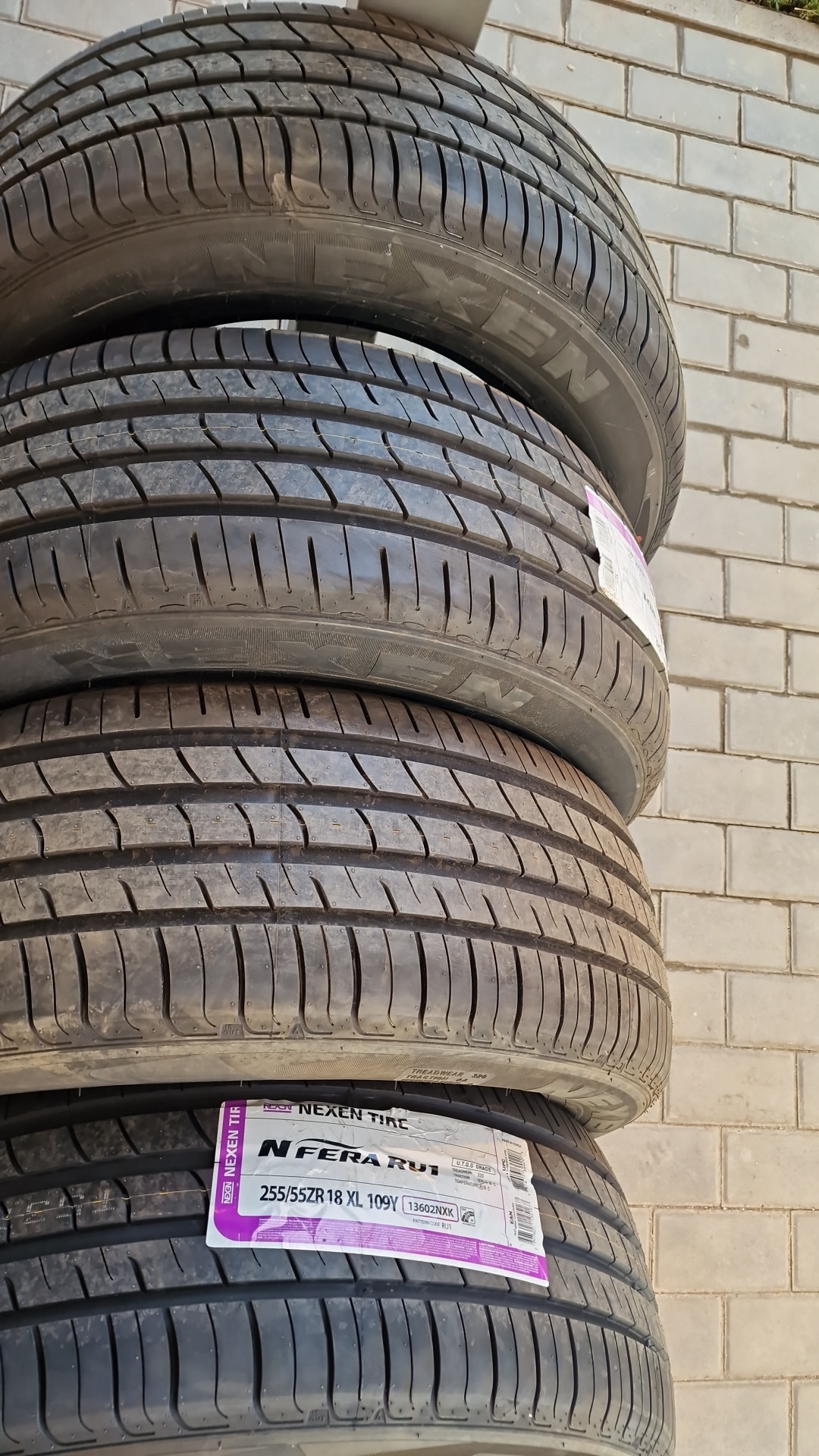 Летняя резина 255/55/18 Nexen — Volkswagen Touareg (2G), 3,6 л, 2015 ...