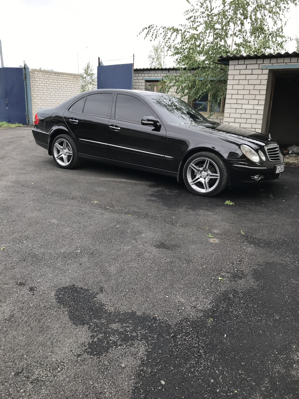 Подвеска. — Mercedes-Benz E-class (W211), 2,5 л, 2008 года | наблюдение |  DRIVE2