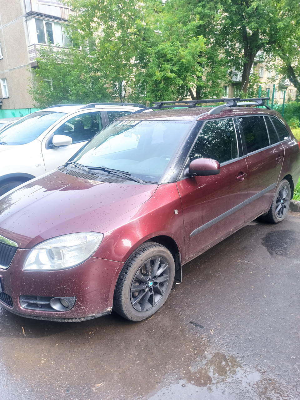 Стрелка, переобувка и кондиционера. — Skoda Fabia Combi Mk2, 1,6 л, 2009  года | своими руками | DRIVE2