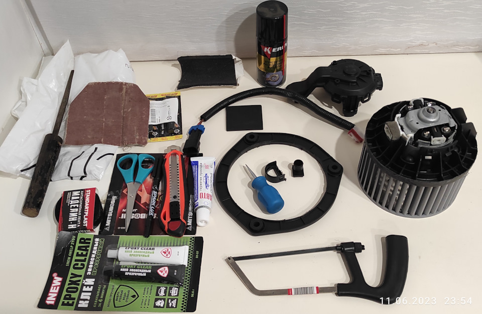 Внедрение мотора отопителя от Калины-2/Гранты/Гранты-FL в Калину-1 ...