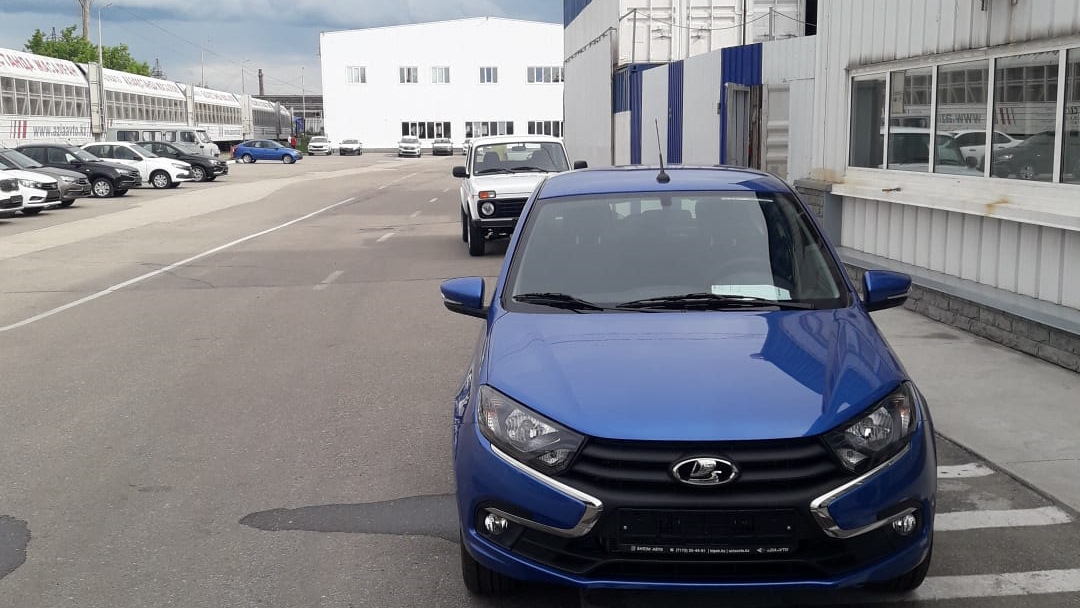 Lada Гранта (2G) FL 1.6 бензиновый 2019 | Голубая планета)) на DRIVE2