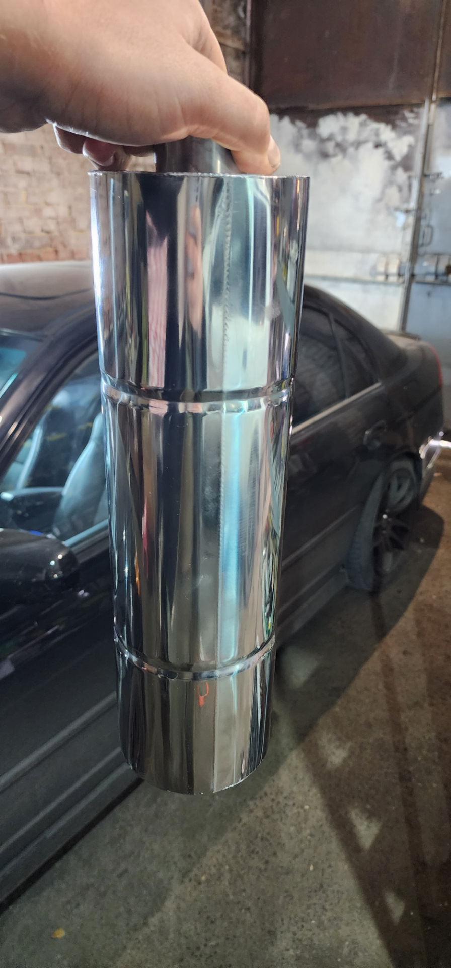 Резонатор вместо стронгера — Honda Civic (7G), 1,7 л, 2002 года ...