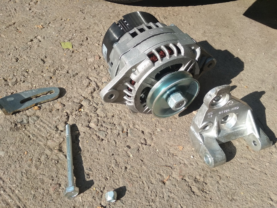 Сгорел генератор, переход на генератор ВАЗ-21214 80А. — Lada 2105, 1,6 ...