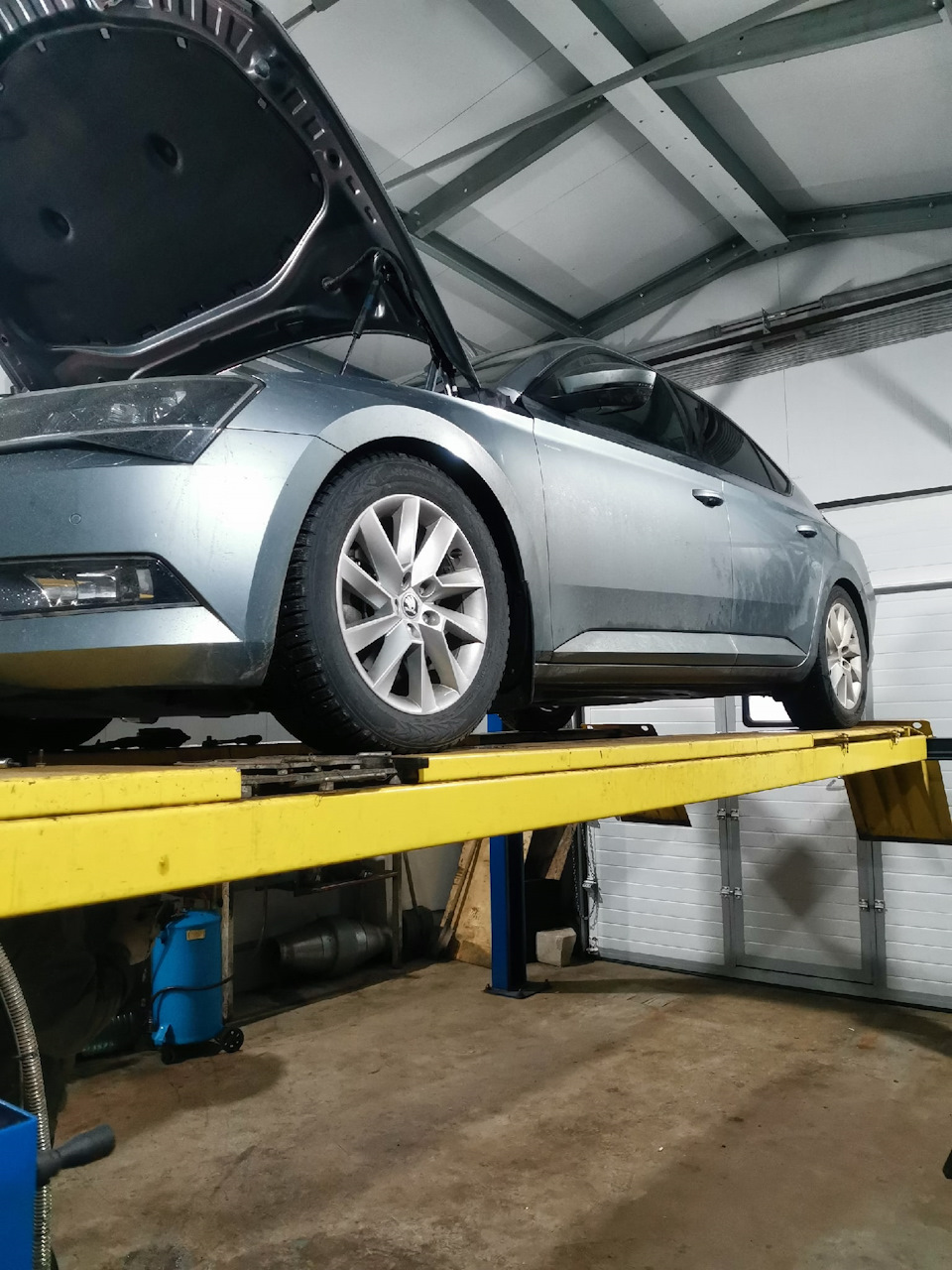 Замена масла двигателя, коробки и мехатроника. — Skoda Superb Mk3, 1,8 ...