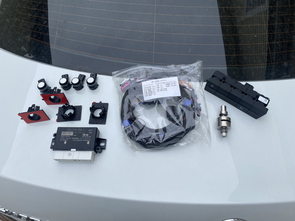Установка передних парктроников Octavia a7 fl — Skoda Octavia A7 Mk3, 1 ...