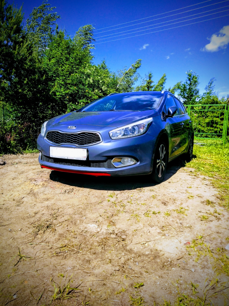 5. Игра цветов или покраска губы и рейлингов ЖР. — KIA Ceed SW (2G), 1,6 л,  2014 года | стайлинг | DRIVE2