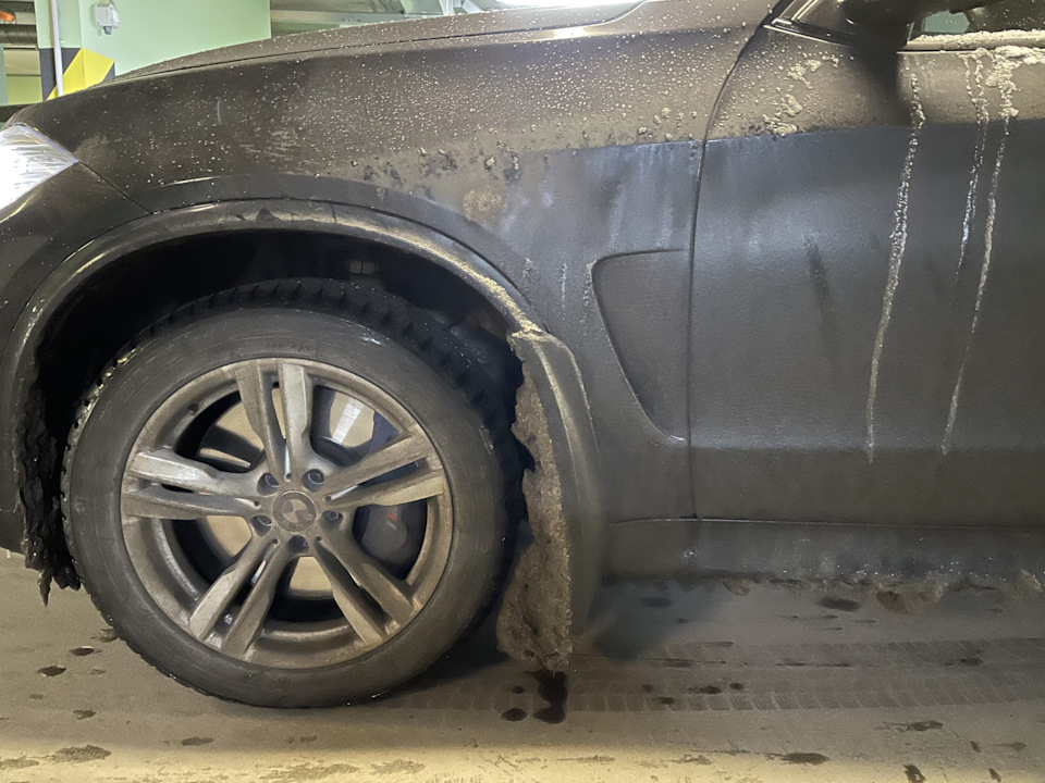 Ставить брызговики или нет! — BMW X5 (F15), 3 л, 2017 года | другое ...