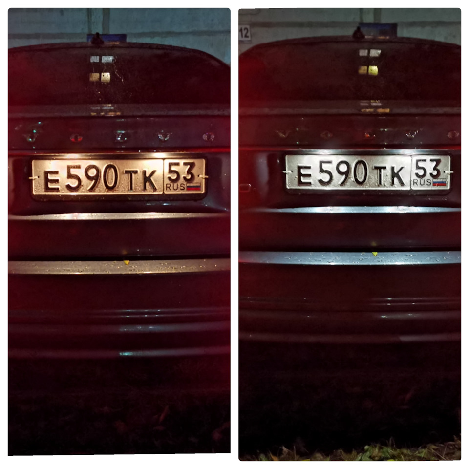 Замена лампочек номерного знака — Volvo S80 (2G), 2,5 л, 2013 года ...