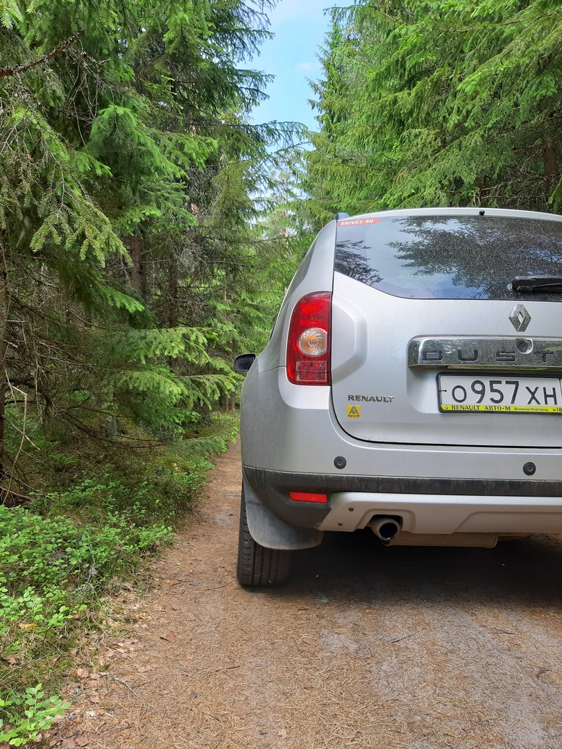 Отдых дикарями на побережье Финского залива — Renault Duster (1G), 2 л,  2012 года | встреча | DRIVE2