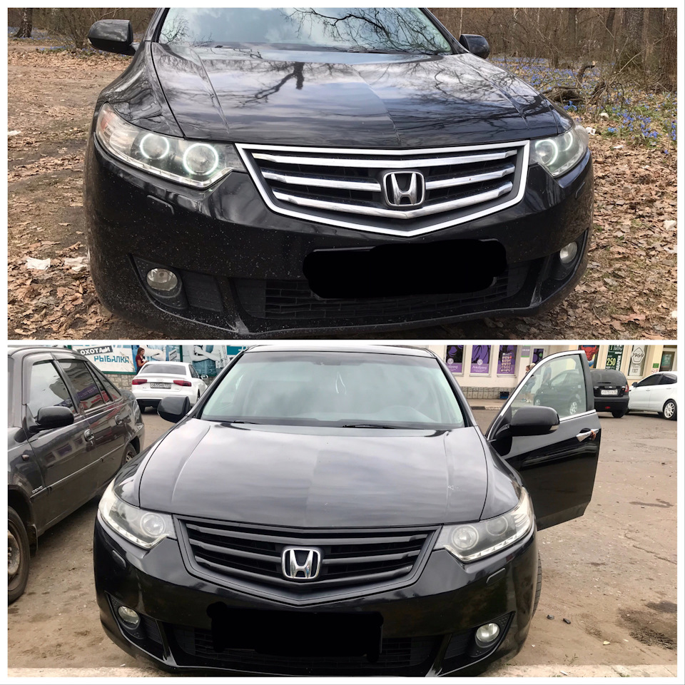 Покраска решётки радиатора — Honda Accord (8G), 2 л, 2008 года | своими  руками | DRIVE2