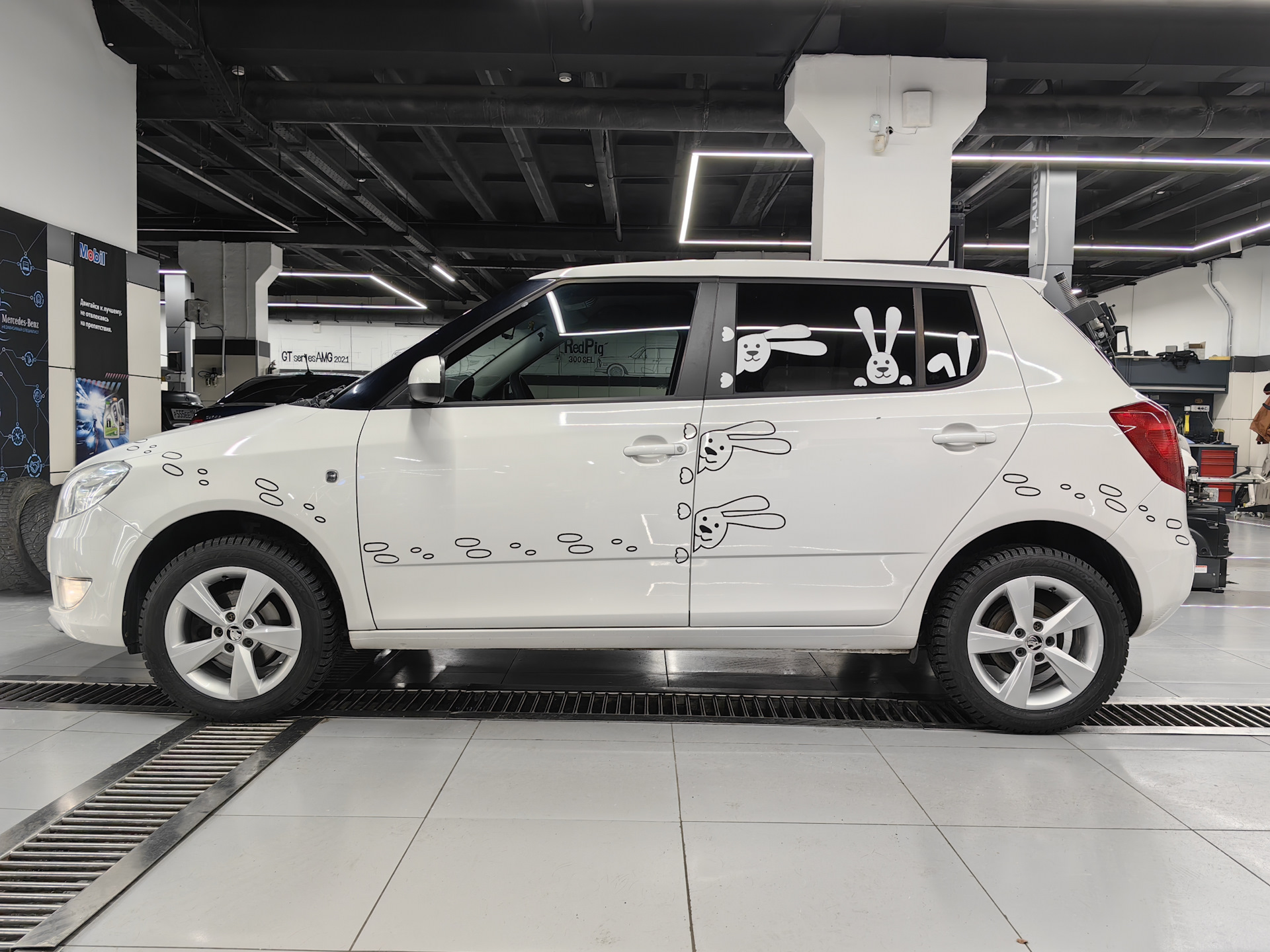 15-е колёса, внешний вид. — Skoda Fabia Mk2, 1,4 л, 2011 года ...