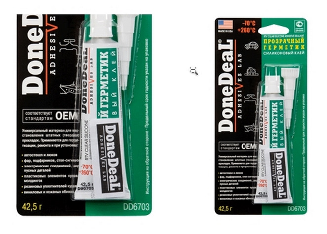 DD6703 Прозрачный силиконовый герметик-клей 42,5 DONE DEAL | Запчасти ...