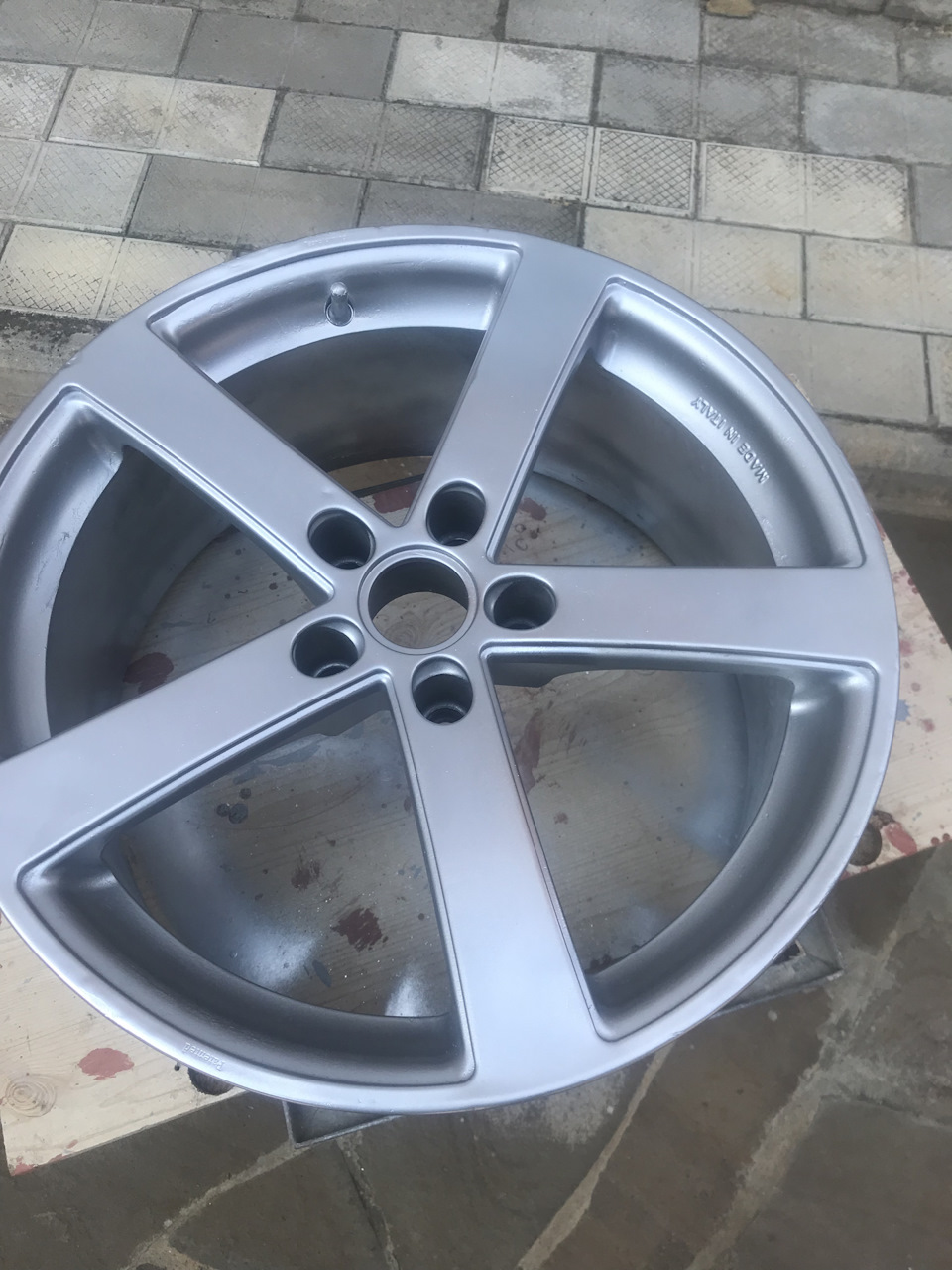 Прокатка Диска — Renault Fluence, 1,6 л, 2011 года | колёсные диски ...