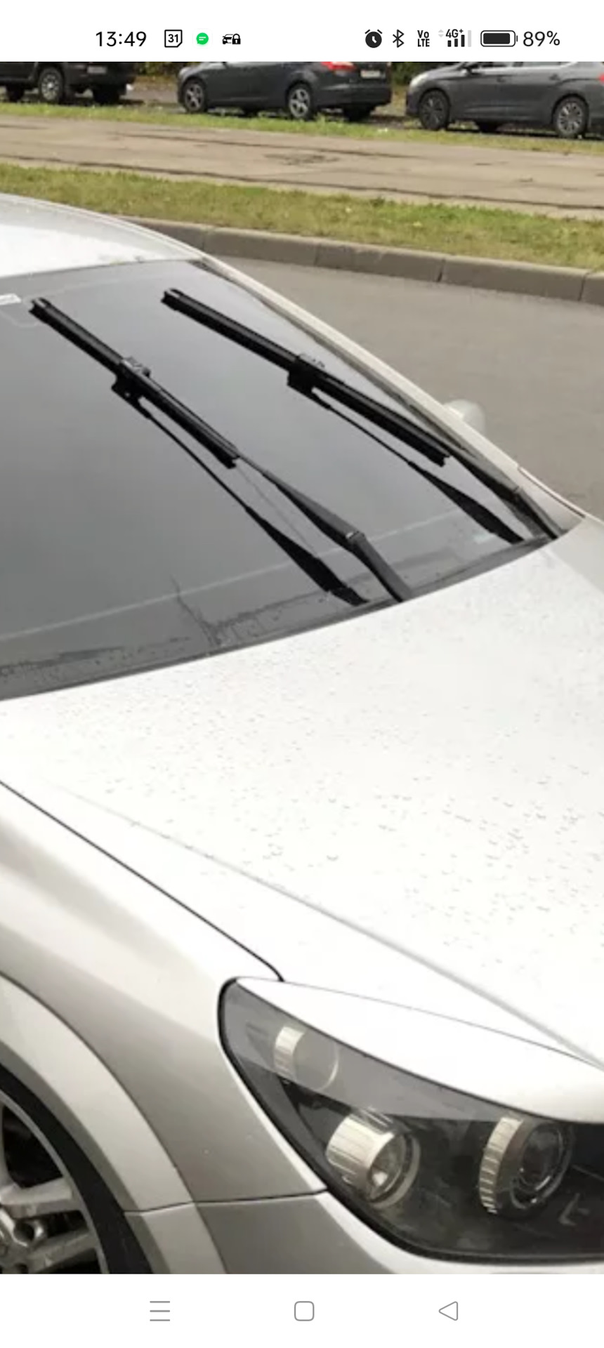 Химчистка шумоизоляции капота и покраска дворников — Opel Astra H, 1,6 ...