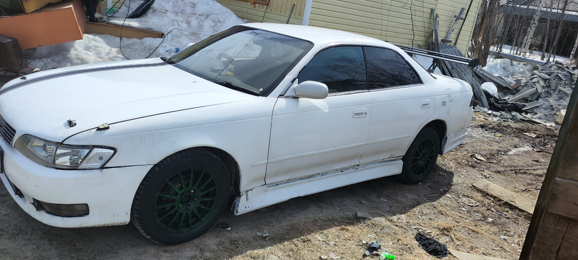 Охапка дров и Марк готов — Toyota Mark II (90), 2 л, 1993 года ...