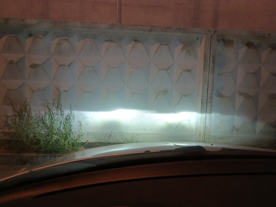 Led эксперименты. Н7 галогеновая линза. — Skoda Fabia Combi Mk2, 1,4 л ...