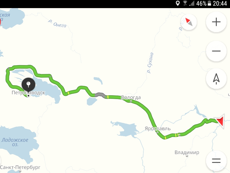 Маршрут из Карелии. — Audi A4 Avant (B7)