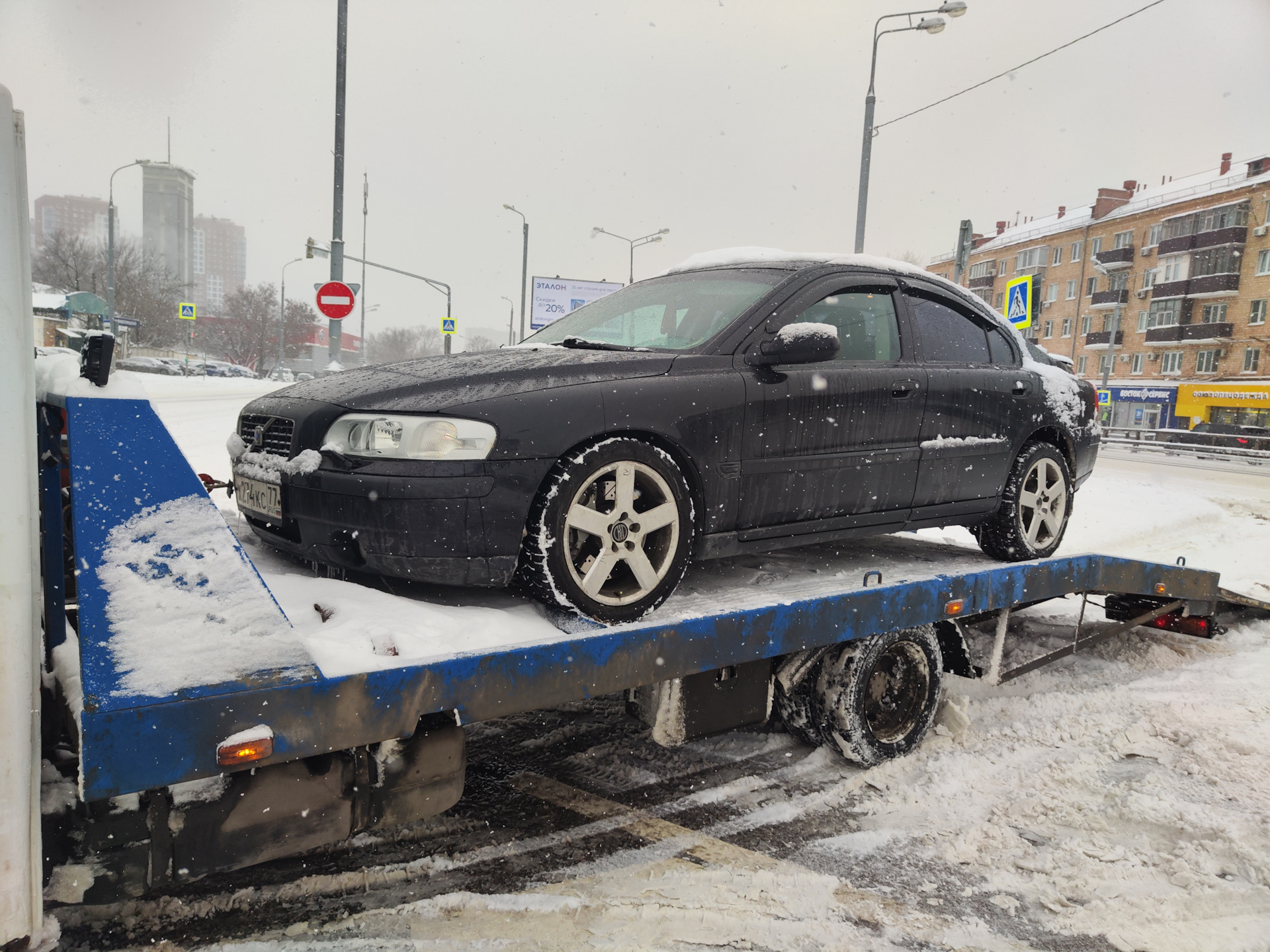Спасибо за \"Чисты дороги в Москве\" — Volvo S60 (1G), 2,4 л, 2001 года ...