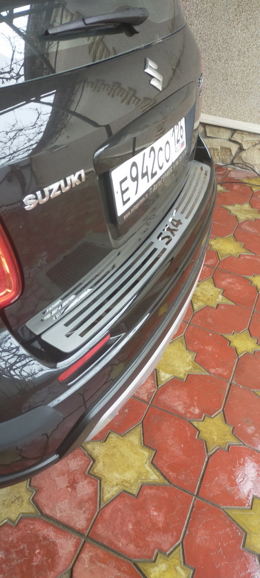 Задний бампер. — Suzuki SX4 (1G), 1,6 л, 2010 года | тюнинг | DRIVE2