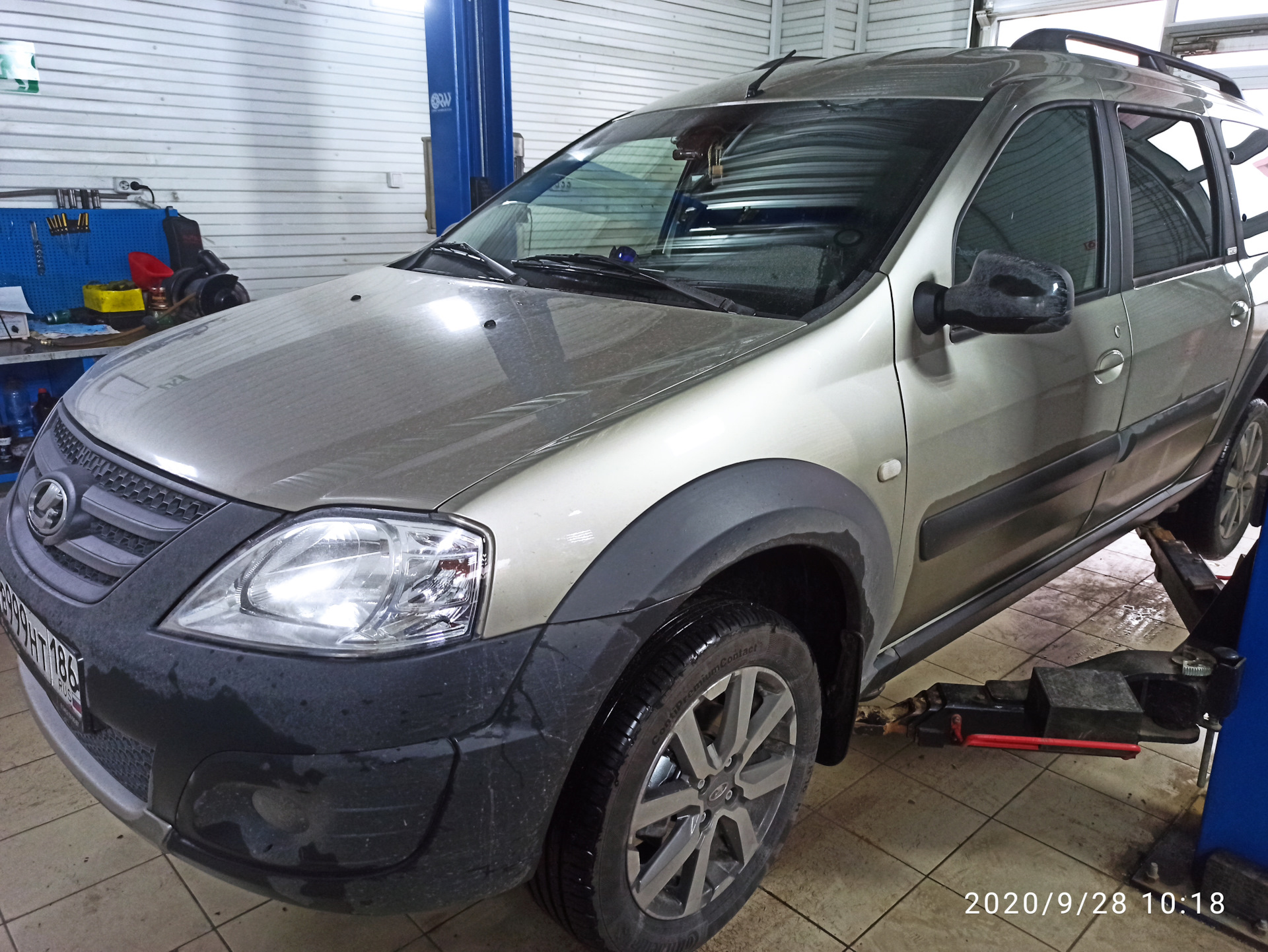 липучка на зиму — Lada Largus Cross, 1,6 л, 2020 года | шины | DRIVE2