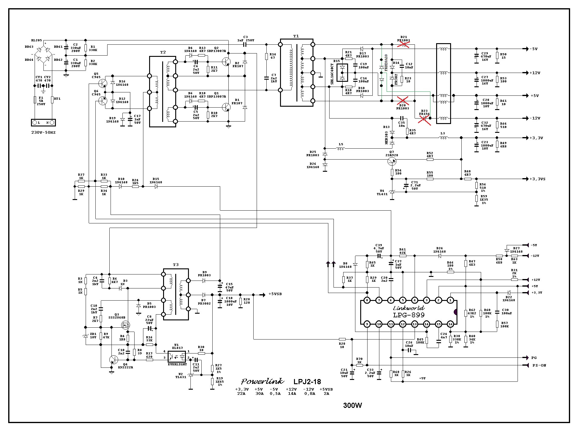 Linkworld lw2 350w схема принципиальная электрическая Зарядное устройство из любого БП компьютера - Lada 21099, 1,5 л, 2000 года элект