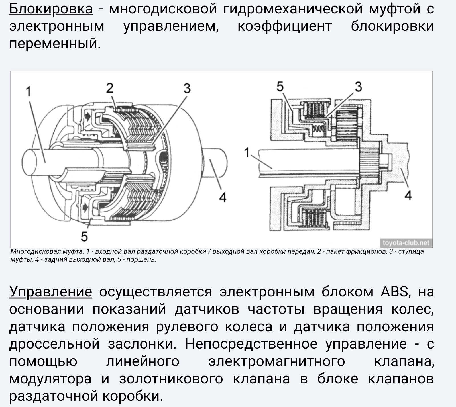 Особенности полного привода тойота