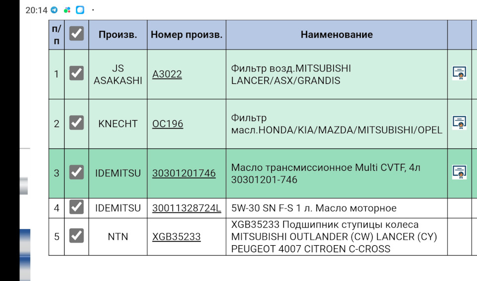 Ступичный подшипник (левый), масло двс — Mitsubishi ASX, 1,8 л, 2014 ...