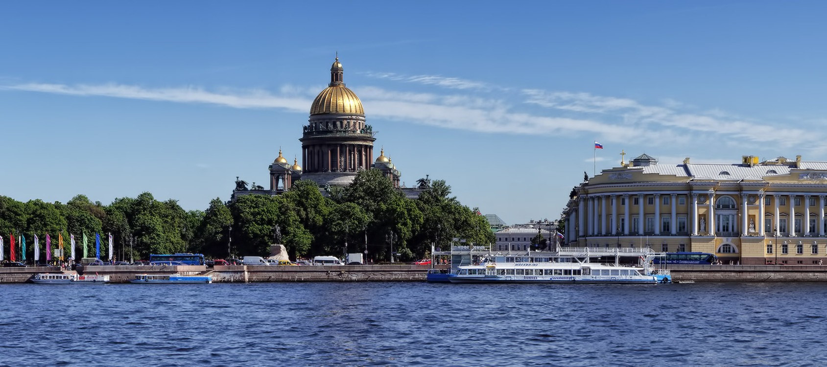 вид на санкт петербург с невы