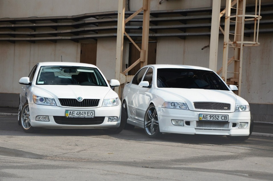 Skoda octavia обвесы. Оригинальный спортивный обвес Octavia a5.