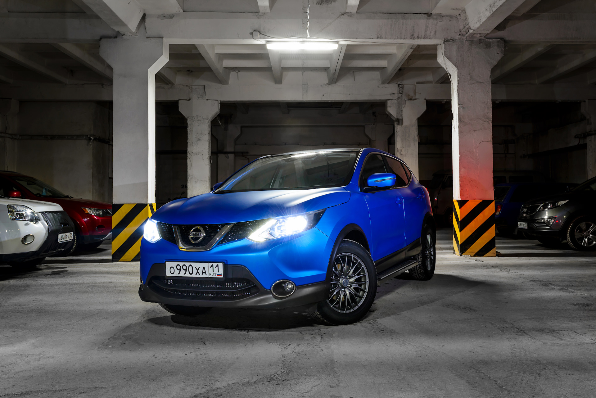 Смена цвета. Часть 2. пленка Sott Anodized Blue — Nissan Qashqai (2G), 2 л,  2017 года | стайлинг | DRIVE2