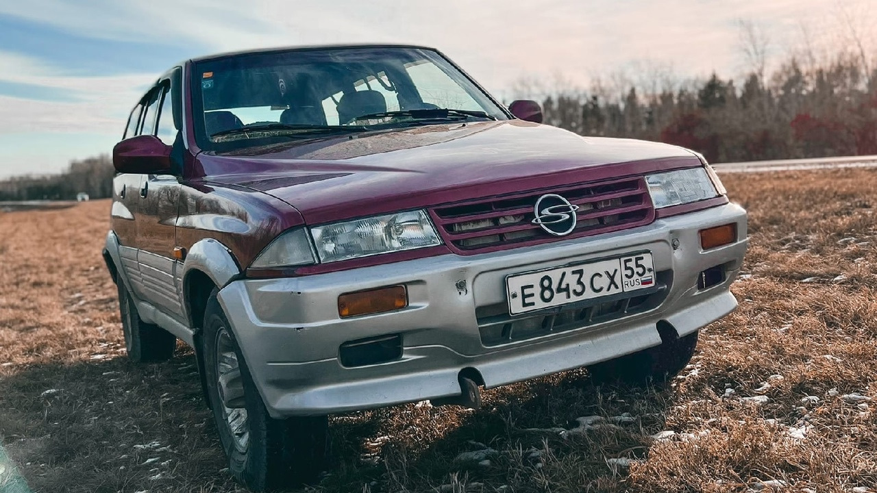 SsangYong Musso 2.9 дизельный 1995 | Красный ДЖО на DRIVE2