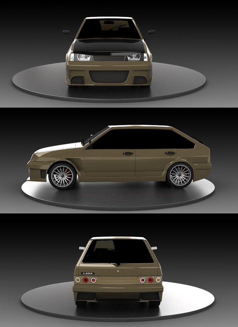 3D Tuning Photos — Lada 2109, 1,5 л, 2003 года | тюнинг | DRIVE2