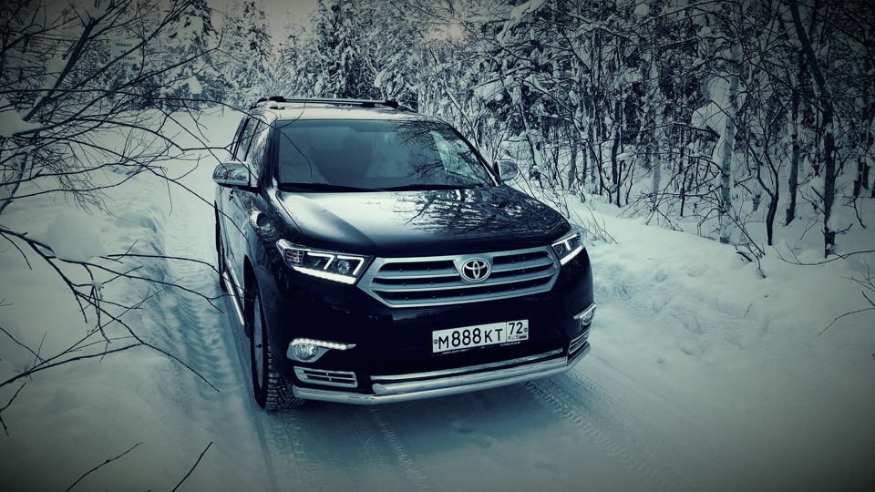 дороги России. .или места где их нет — Toyota Highlander (XU40), 3,5 л ...