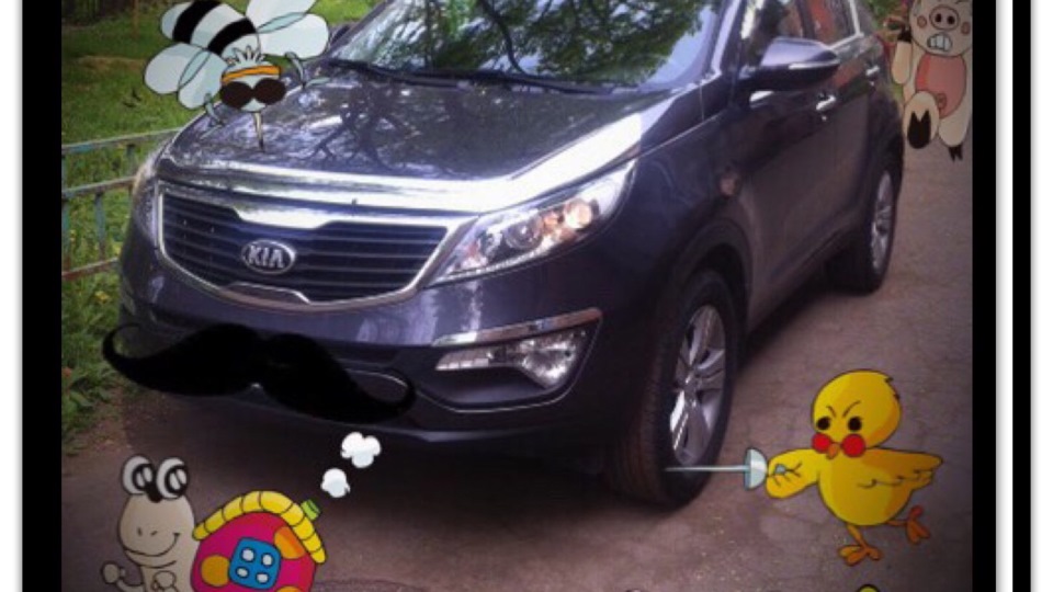 KIA Sportage ;-) жесть жестяная!