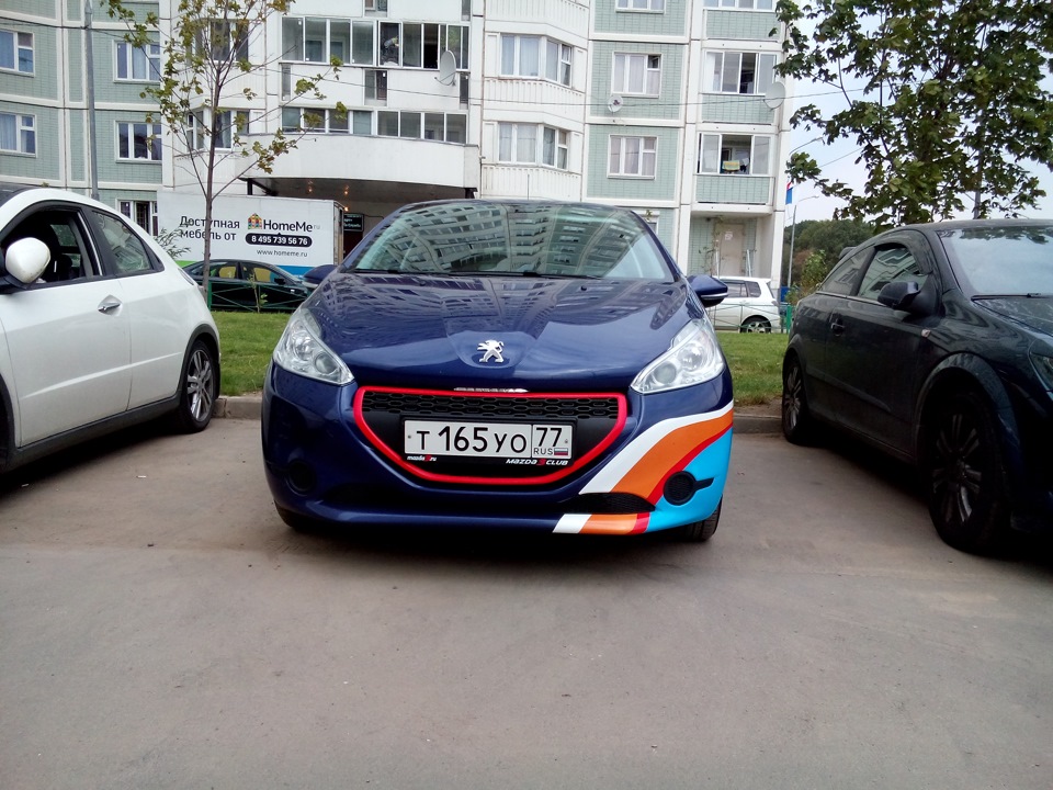 Винил. Ралли Стайл. Начало — Peugeot 208 (1G), 1,6 л, 2013 года ...