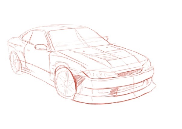 Nissan silvia s15 чертеж