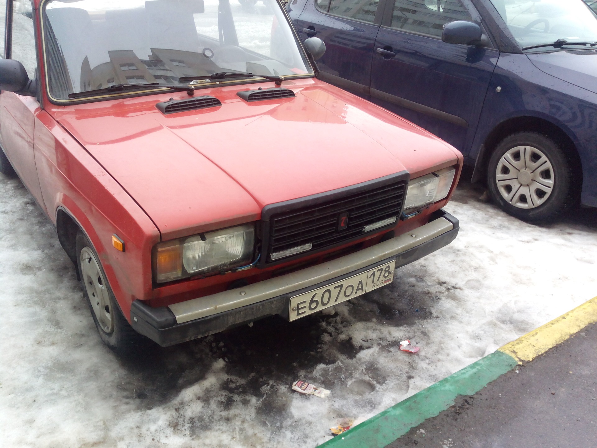 ПТФ в решетку (часть 2) — Lada 2107, 1,5 л, 1991 года | стайлинг | DRIVE2