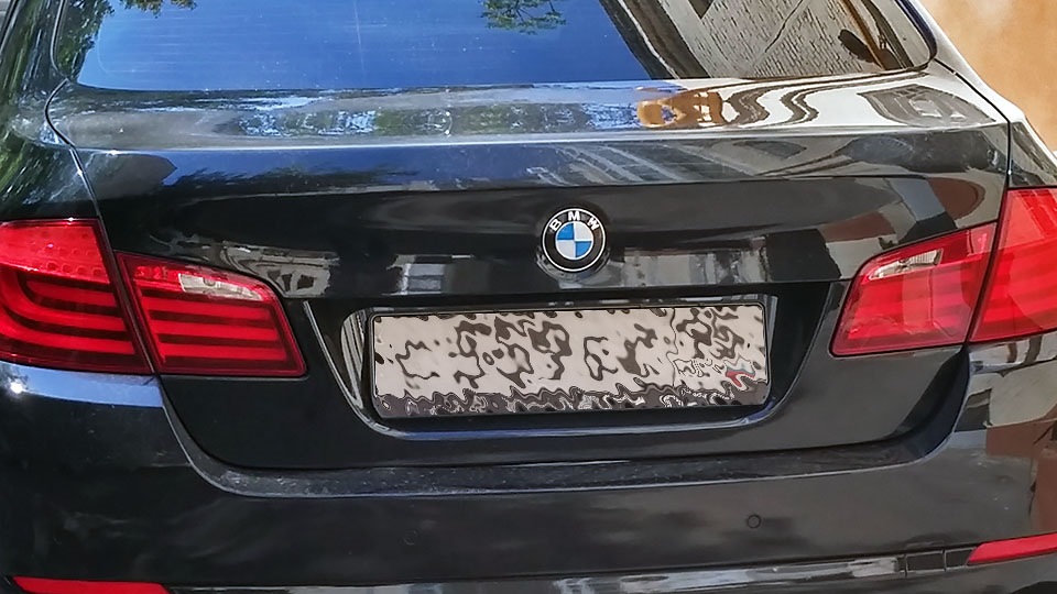 Шильдик на багажник BMW 630d