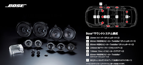 Bose mazda hot sale 6 speakers